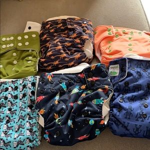 Cloth snap diaper bundle